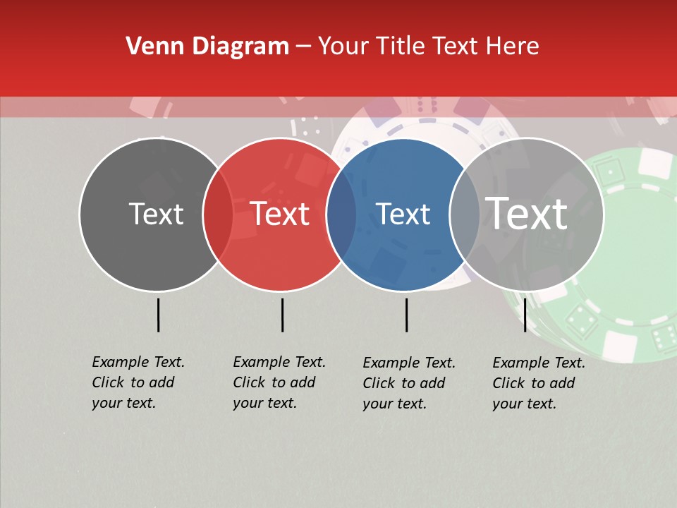 Gaming Poker Green PowerPoint Template