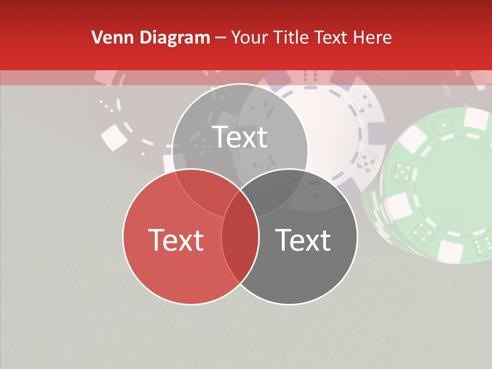 Gaming Poker Green PowerPoint Template
