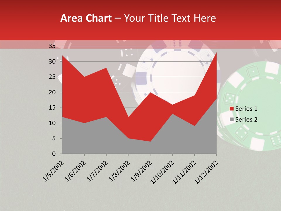 Gaming Poker Green PowerPoint Template