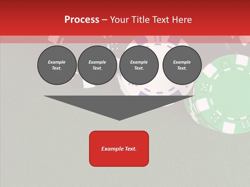 Gaming Poker Green PowerPoint Template