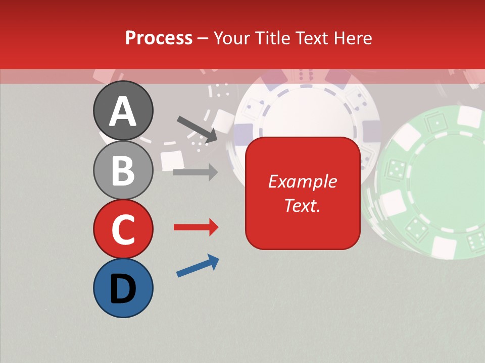 Gaming Poker Green PowerPoint Template