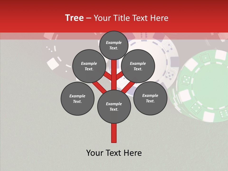 Gaming Poker Green PowerPoint Template