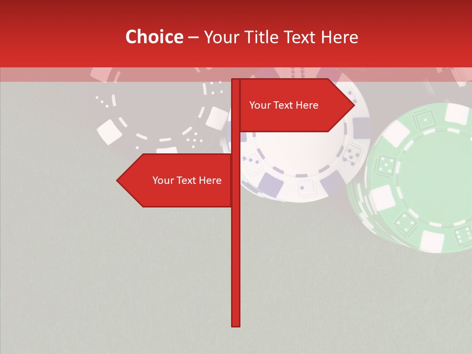 Gaming Poker Green PowerPoint Template