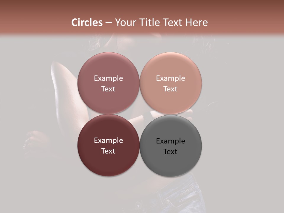 Beautiful Young Move PowerPoint Template