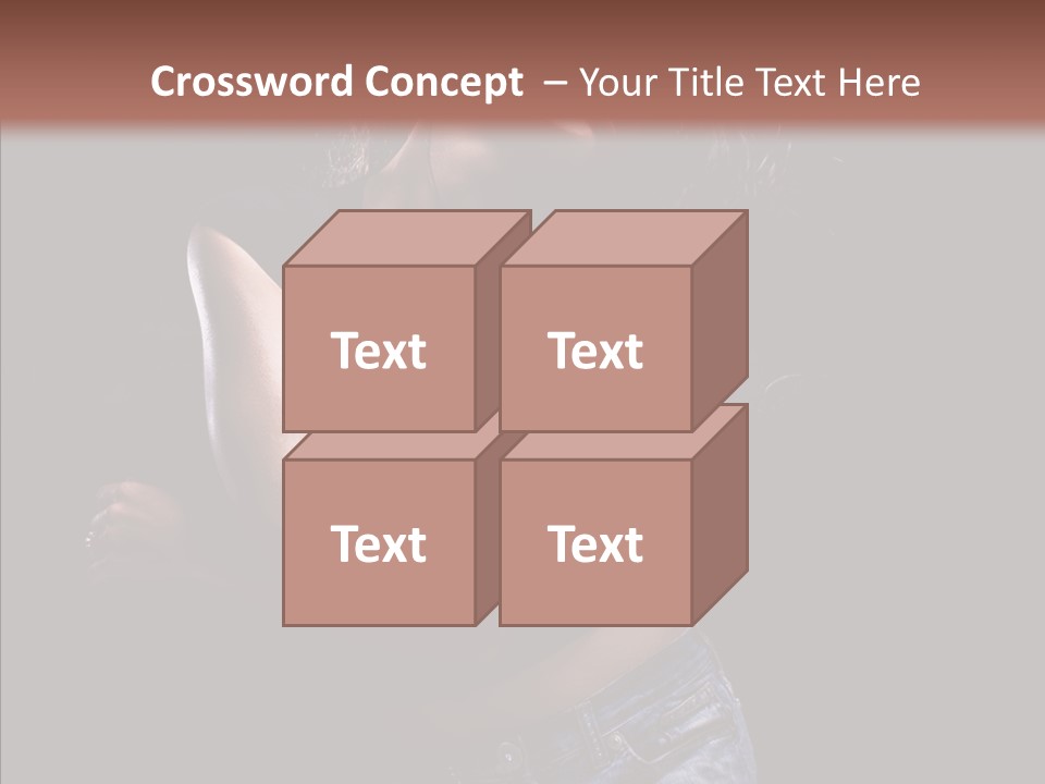 Beautiful Young Move PowerPoint Template