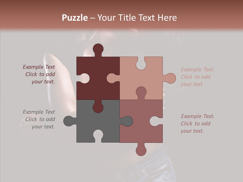 Beautiful Young Move PowerPoint Template