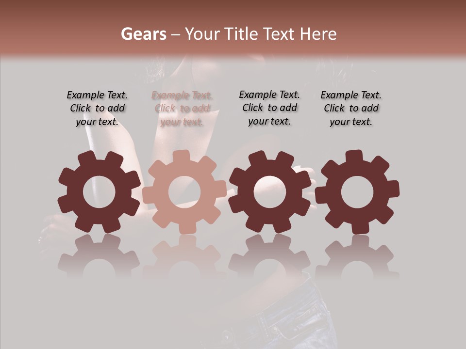 Beautiful Young Move PowerPoint Template