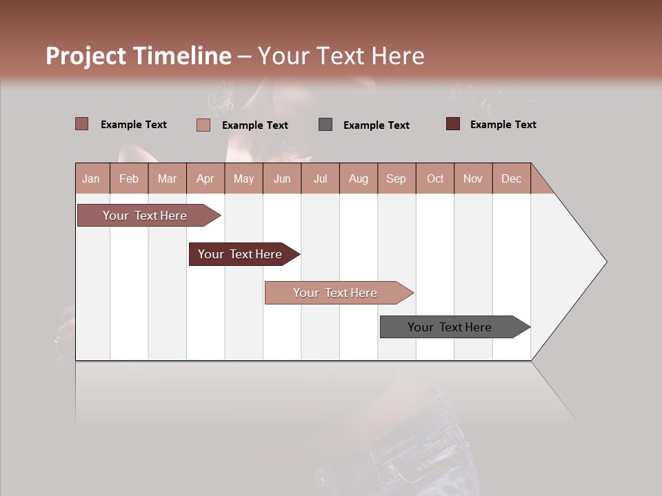 Beautiful Young Move PowerPoint Template