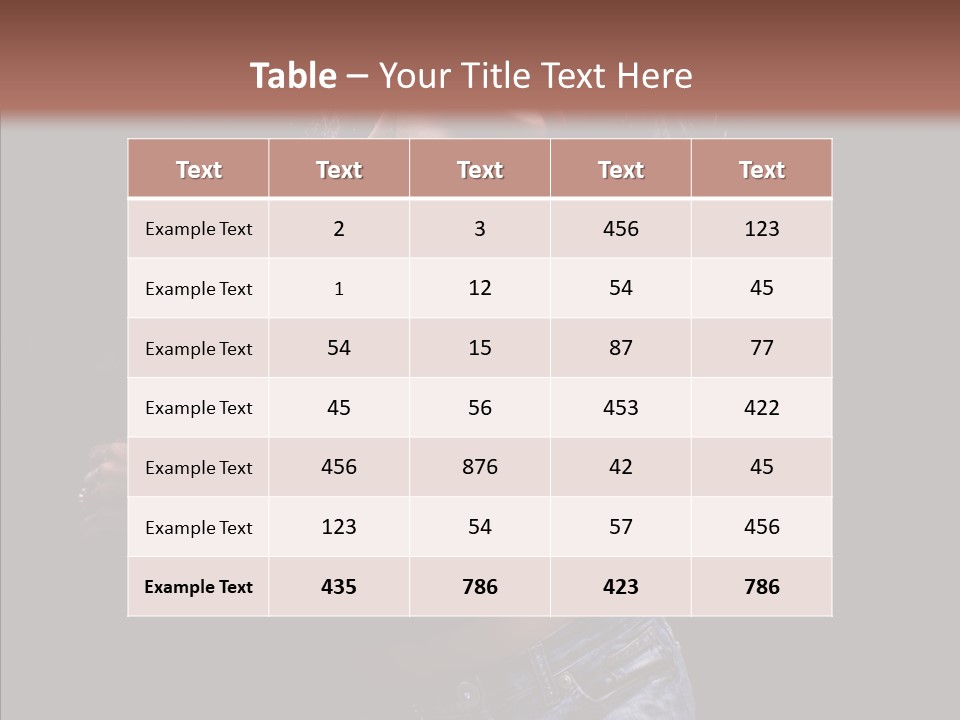 Beautiful Young Move PowerPoint Template