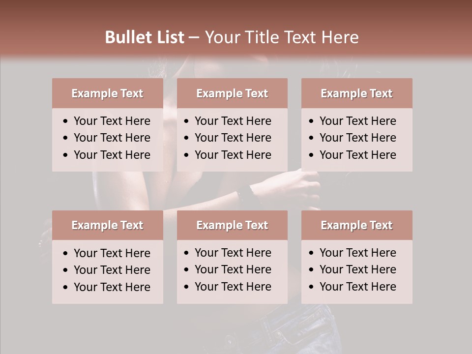 Beautiful Young Move PowerPoint Template