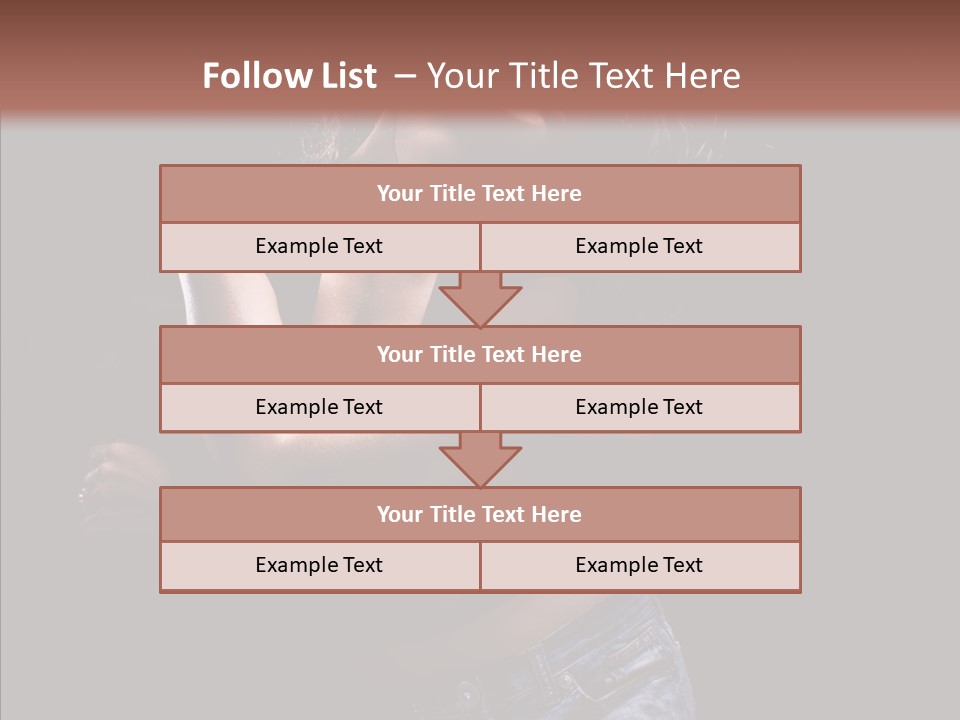 Beautiful Young Move PowerPoint Template