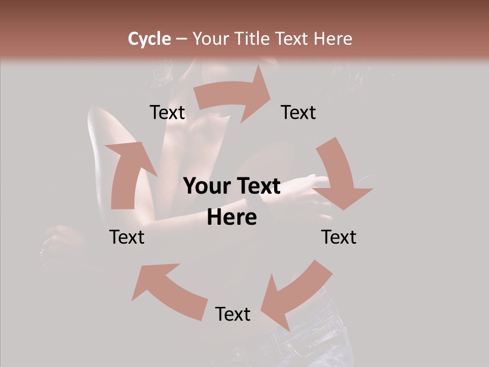 Beautiful Young Move PowerPoint Template