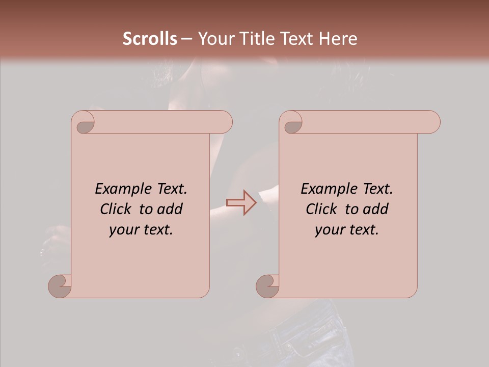 Beautiful Young Move PowerPoint Template