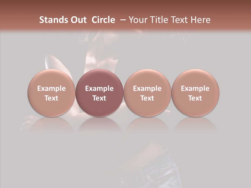 Beautiful Young Move PowerPoint Template