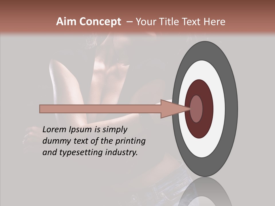 Beautiful Young Move PowerPoint Template