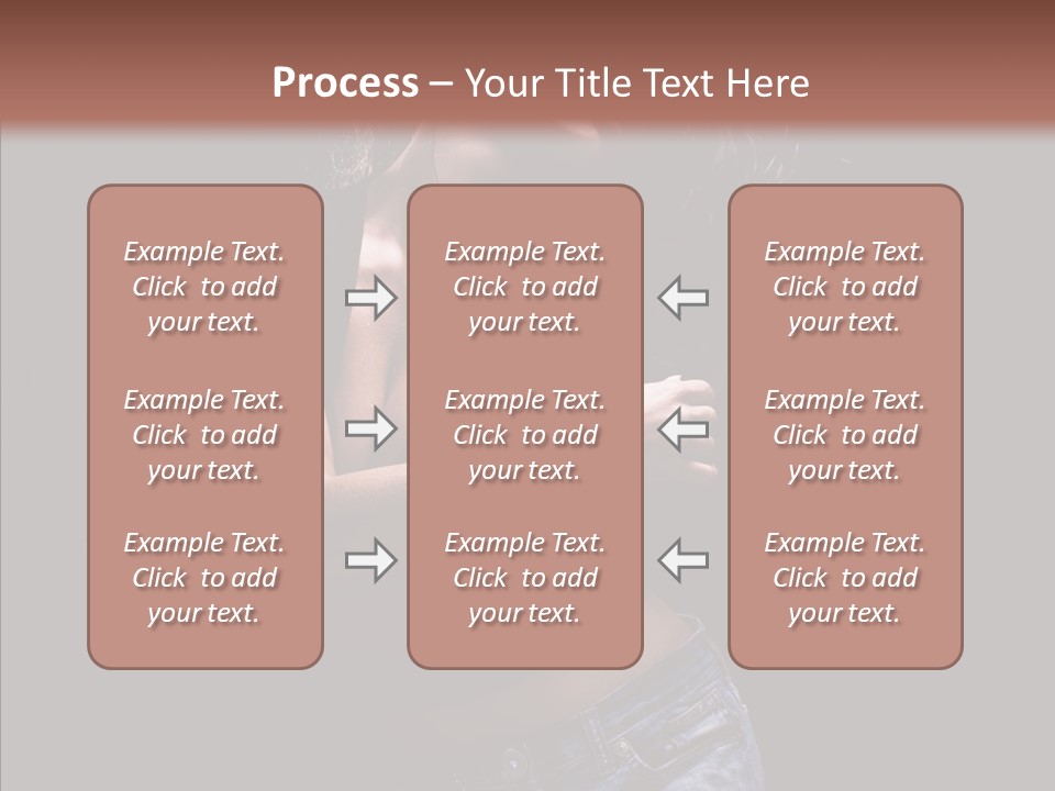 Beautiful Young Move PowerPoint Template