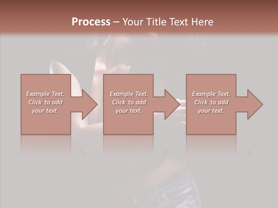 Beautiful Young Move PowerPoint Template