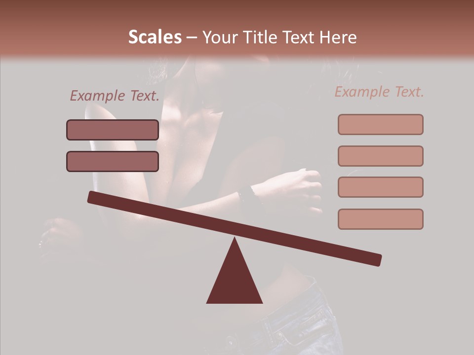 Beautiful Young Move PowerPoint Template