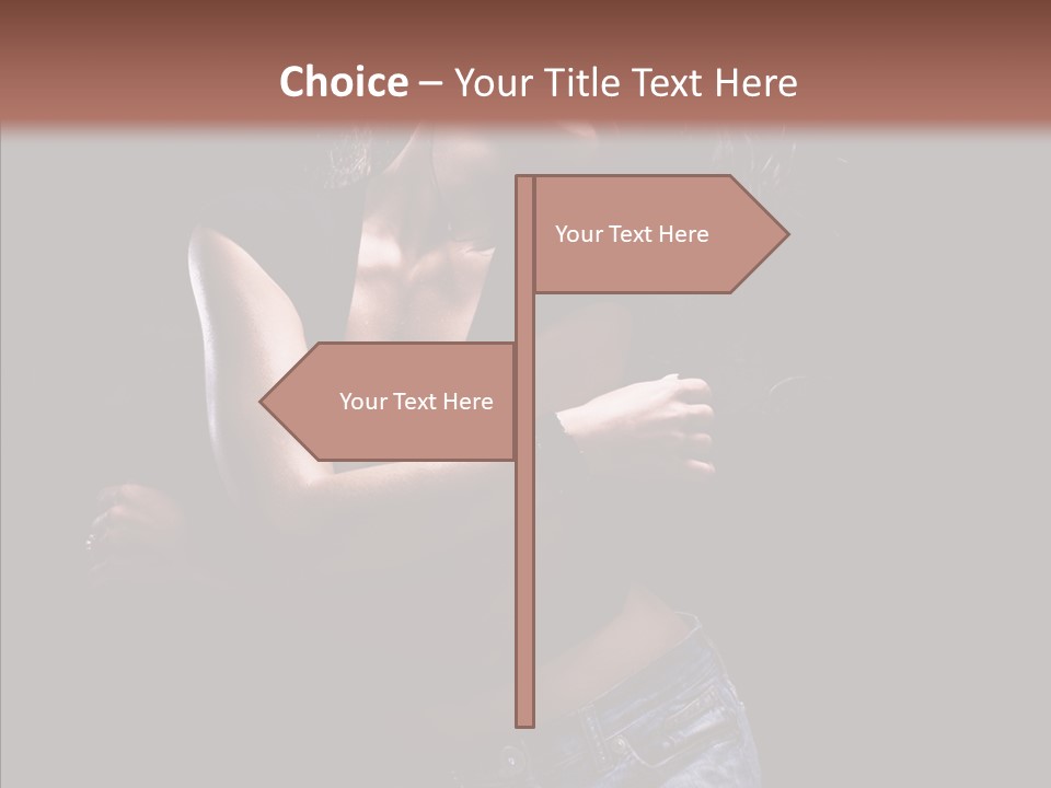 Beautiful Young Move PowerPoint Template