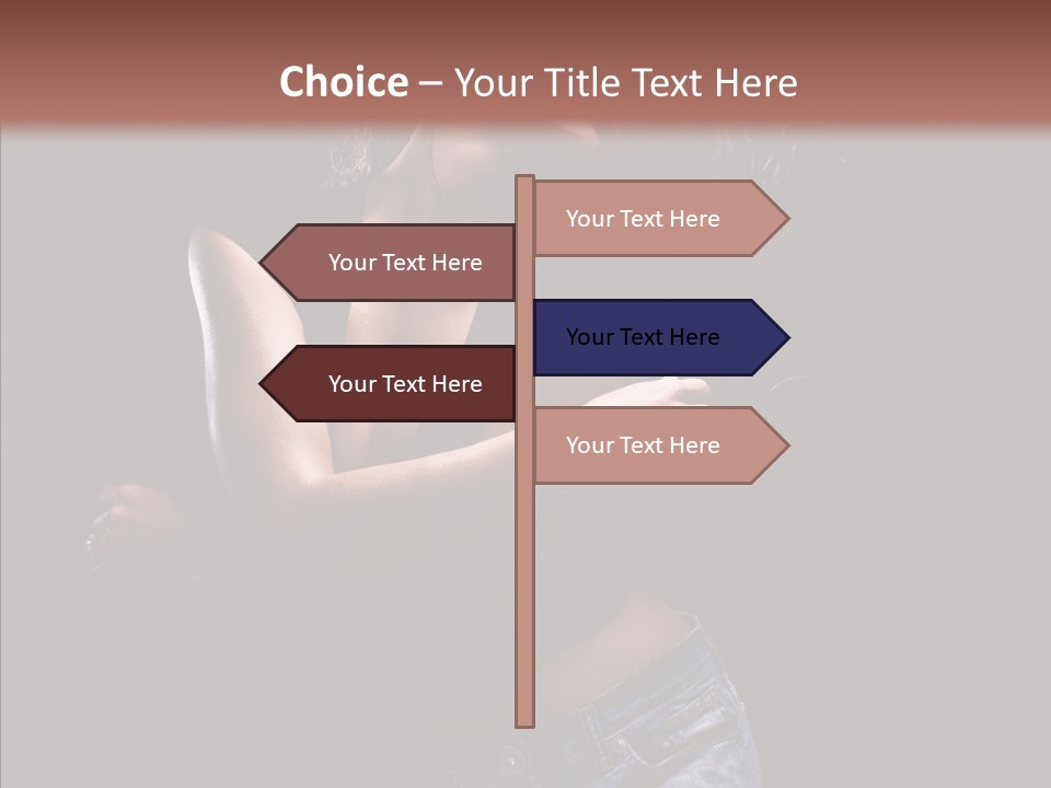 Beautiful Young Move PowerPoint Template