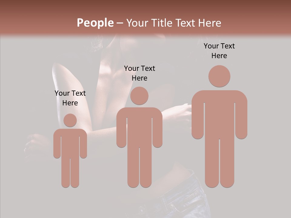 Beautiful Young Move PowerPoint Template