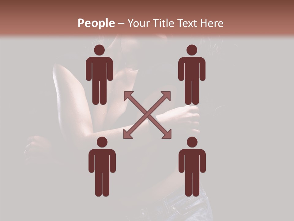 Beautiful Young Move PowerPoint Template