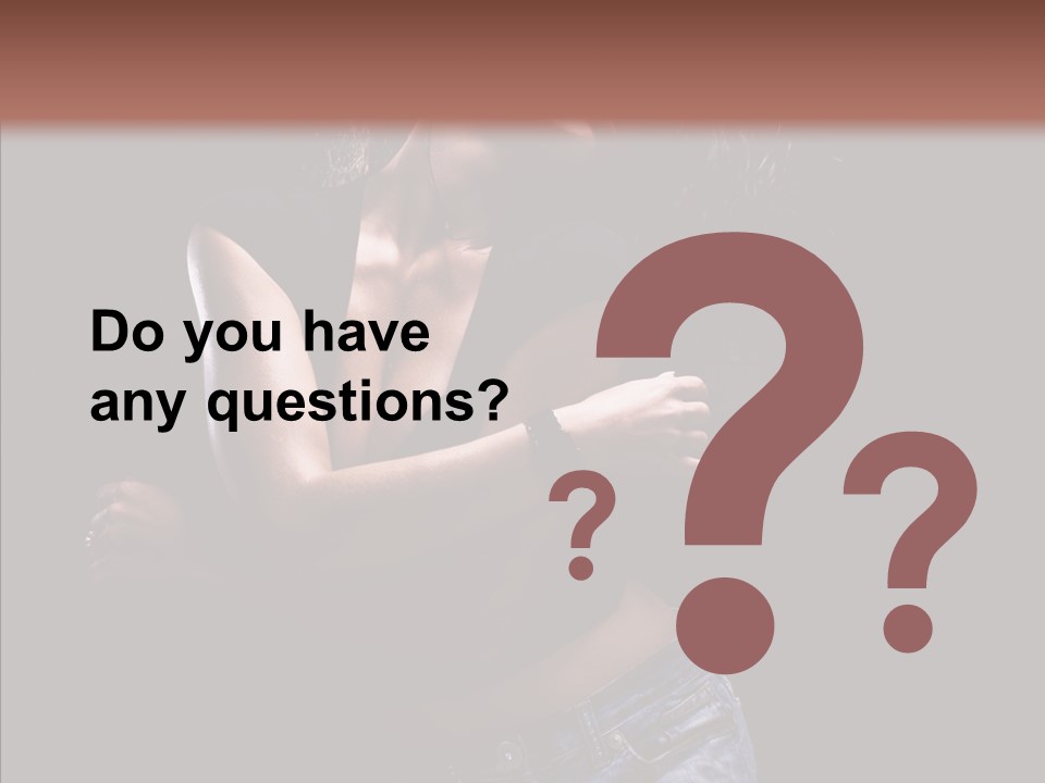 Beautiful Young Move PowerPoint Template