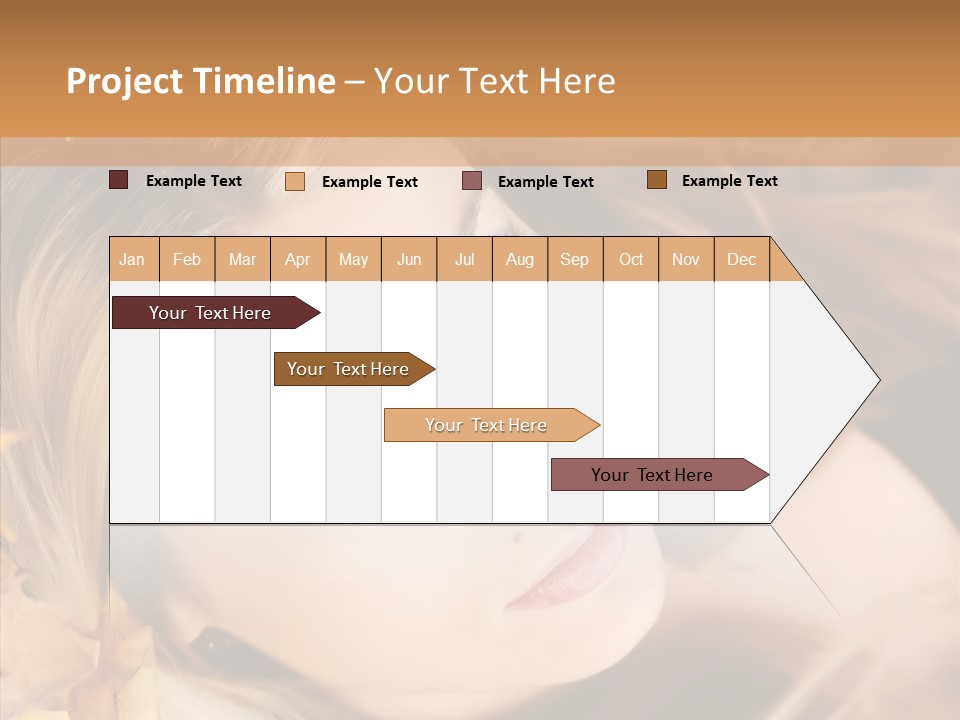 A Beautiful Blond Woman With Blue Eyes Is Posing For A Picture PowerPoint Template