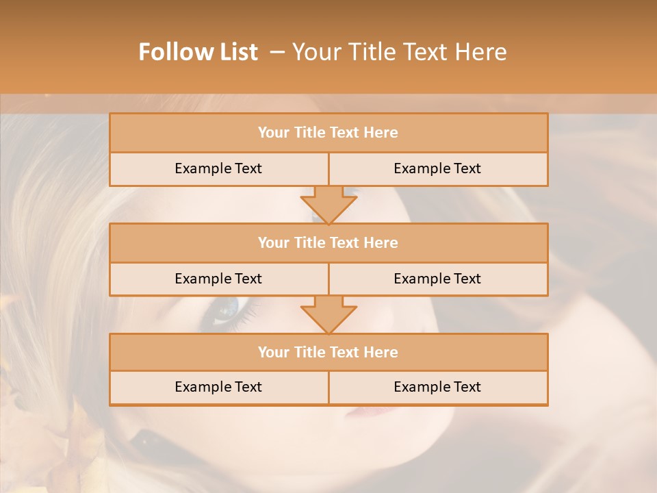 A Beautiful Blond Woman With Blue Eyes Is Posing For A Picture PowerPoint Template