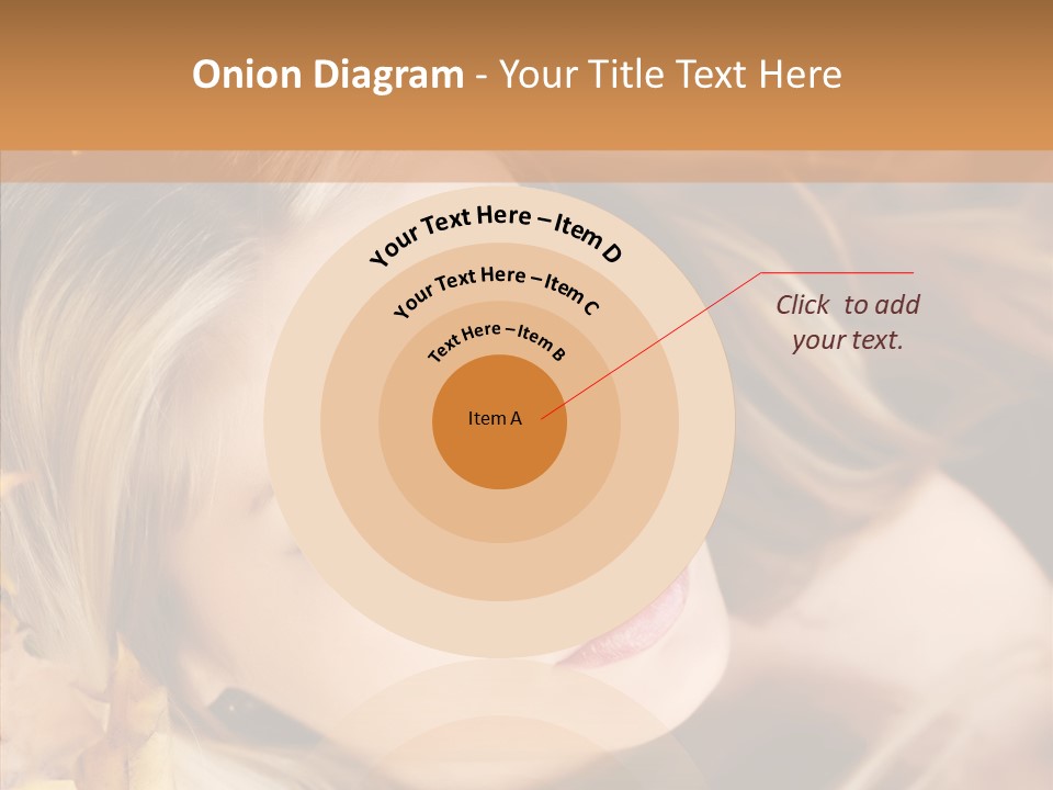 A Beautiful Blond Woman With Blue Eyes Is Posing For A Picture PowerPoint Template