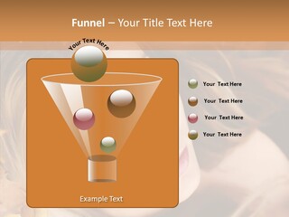 A Beautiful Blond Woman With Blue Eyes Is Posing For A Picture PowerPoint Template
