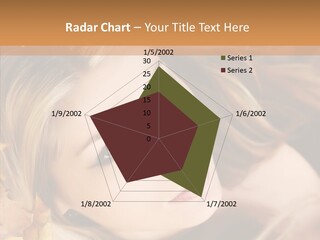 A Beautiful Blond Woman With Blue Eyes Is Posing For A Picture PowerPoint Template