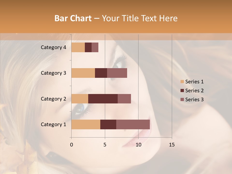 A Beautiful Blond Woman With Blue Eyes Is Posing For A Picture PowerPoint Template