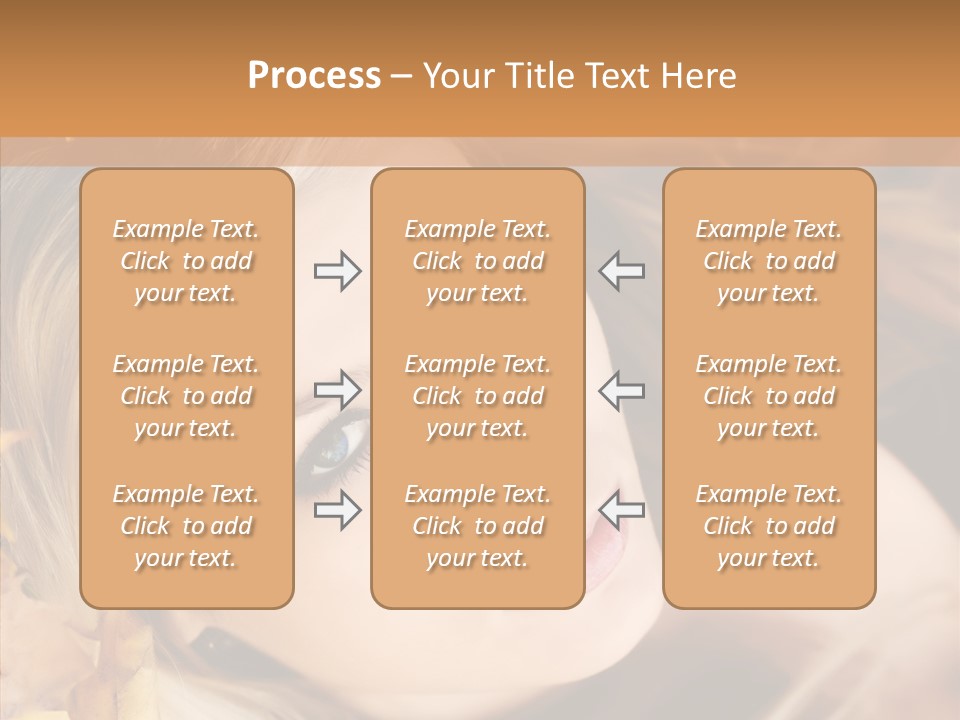 A Beautiful Blond Woman With Blue Eyes Is Posing For A Picture PowerPoint Template