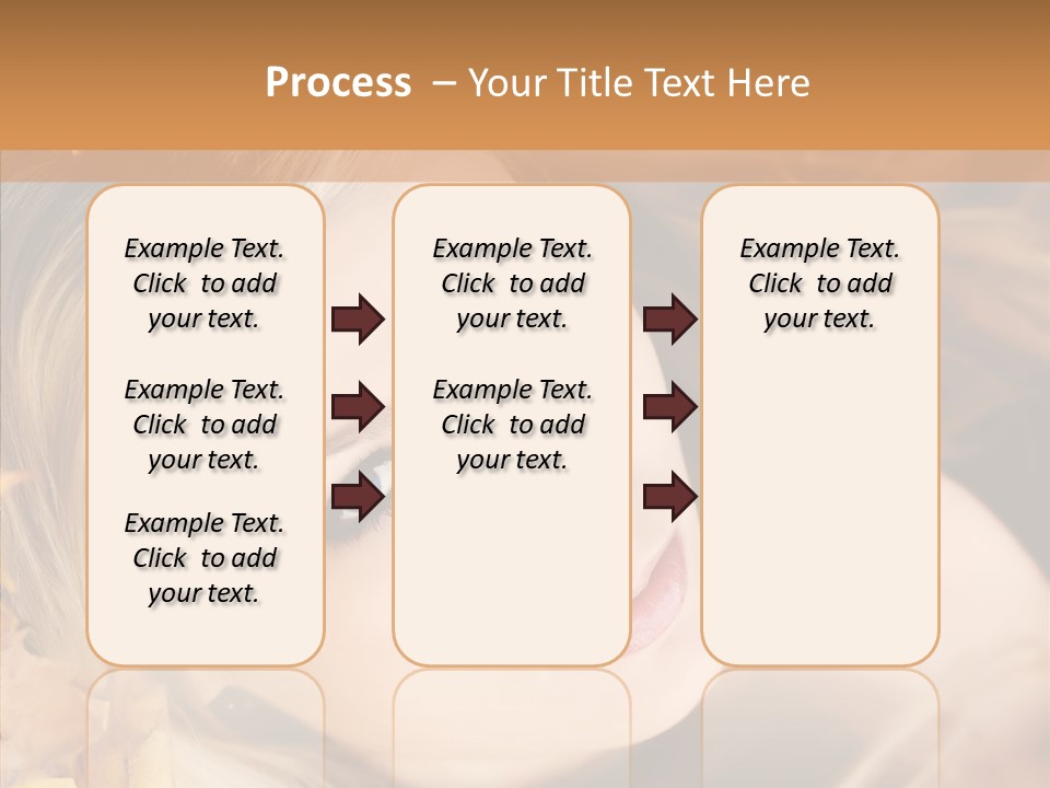 A Beautiful Blond Woman With Blue Eyes Is Posing For A Picture PowerPoint Template