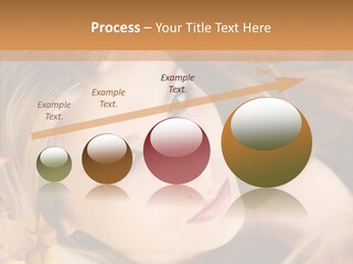 A Beautiful Blond Woman With Blue Eyes Is Posing For A Picture PowerPoint Template