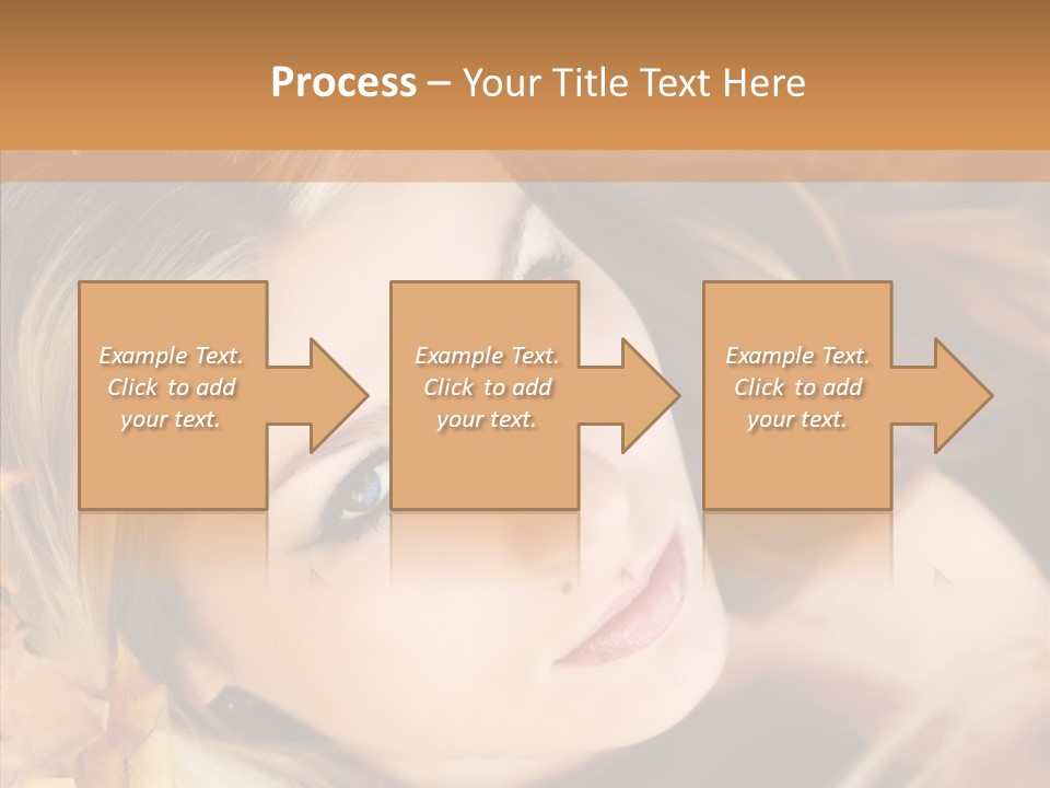 A Beautiful Blond Woman With Blue Eyes Is Posing For A Picture PowerPoint Template