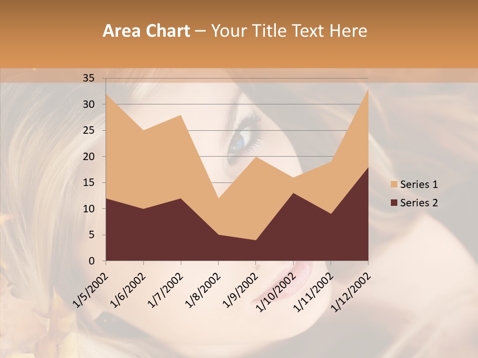A Beautiful Blond Woman With Blue Eyes Is Posing For A Picture PowerPoint Template