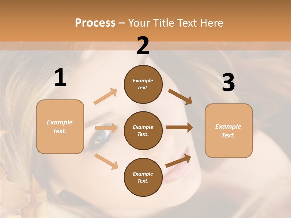 A Beautiful Blond Woman With Blue Eyes Is Posing For A Picture PowerPoint Template