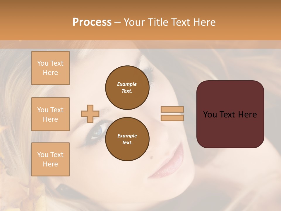 A Beautiful Blond Woman With Blue Eyes Is Posing For A Picture PowerPoint Template
