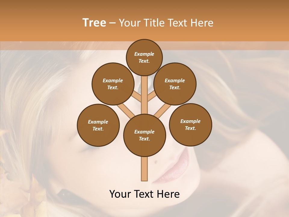 A Beautiful Blond Woman With Blue Eyes Is Posing For A Picture PowerPoint Template