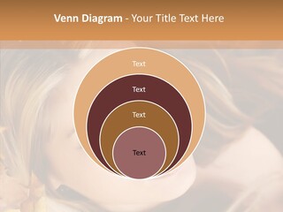 A Beautiful Blond Woman With Blue Eyes Is Posing For A Picture PowerPoint Template