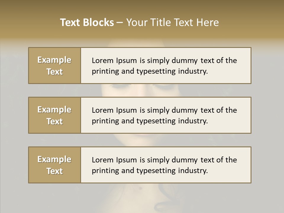 Desire Sensuality  PowerPoint Template