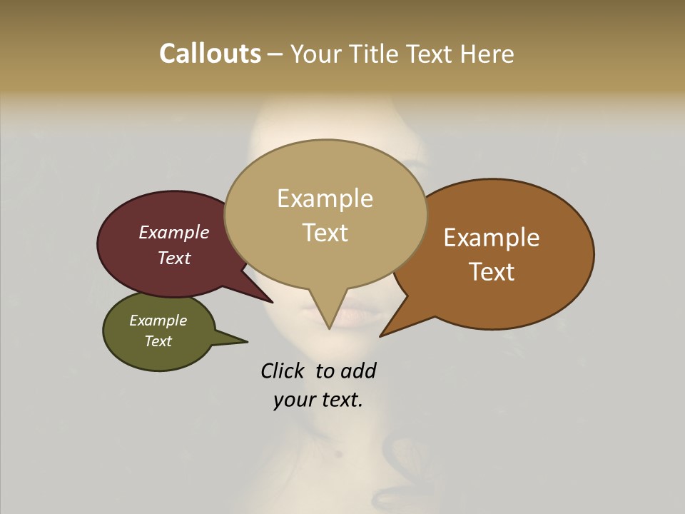 Desire Sensuality  PowerPoint Template