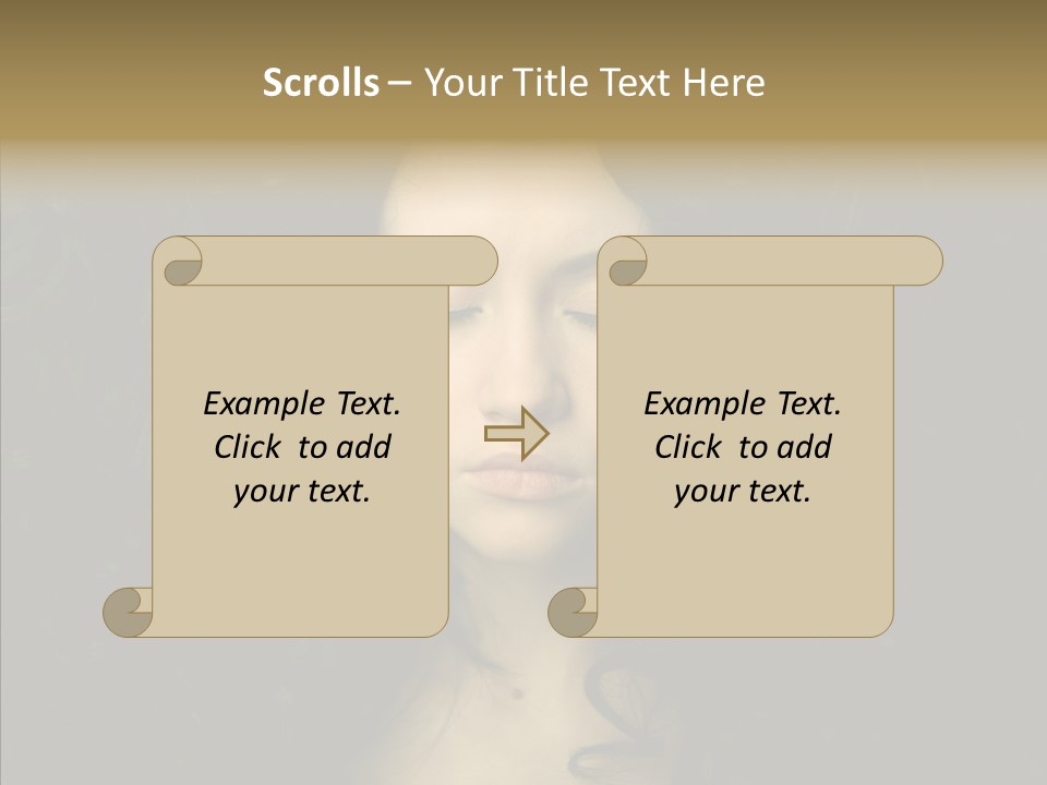Desire Sensuality  PowerPoint Template