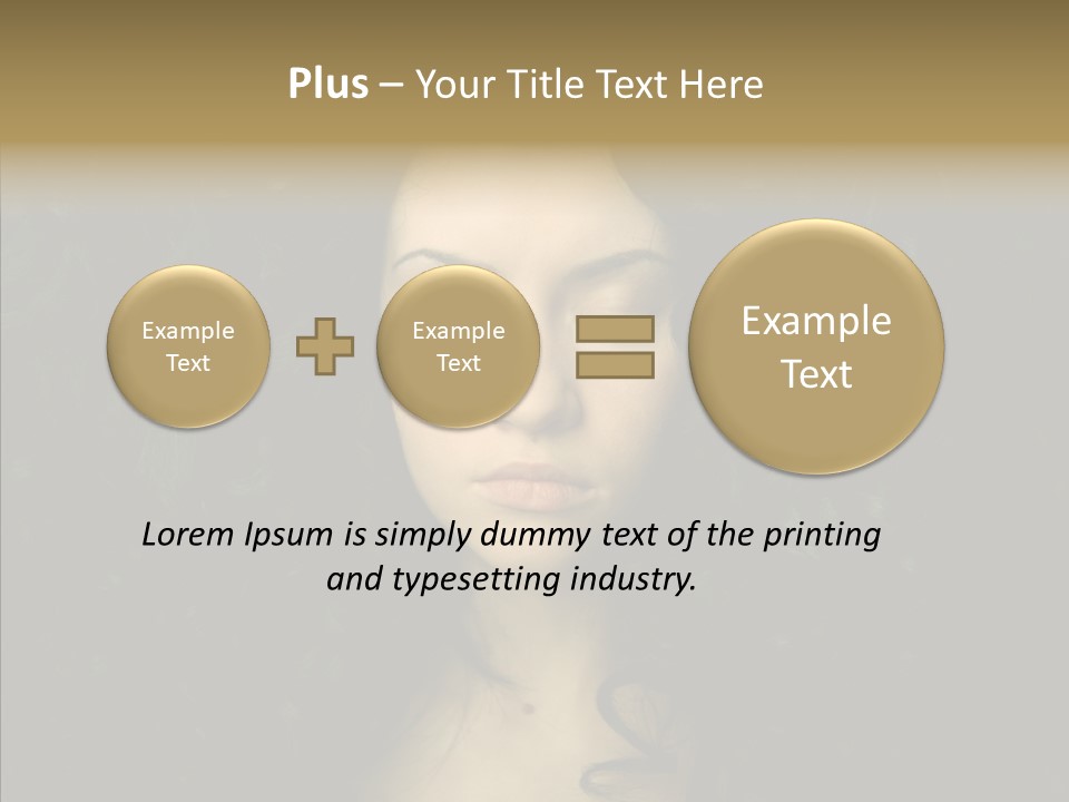 Desire Sensuality  PowerPoint Template