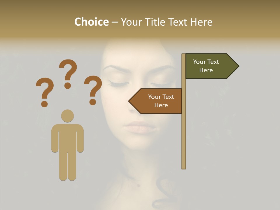 Desire Sensuality  PowerPoint Template