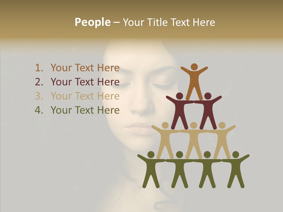 Desire Sensuality  PowerPoint Template