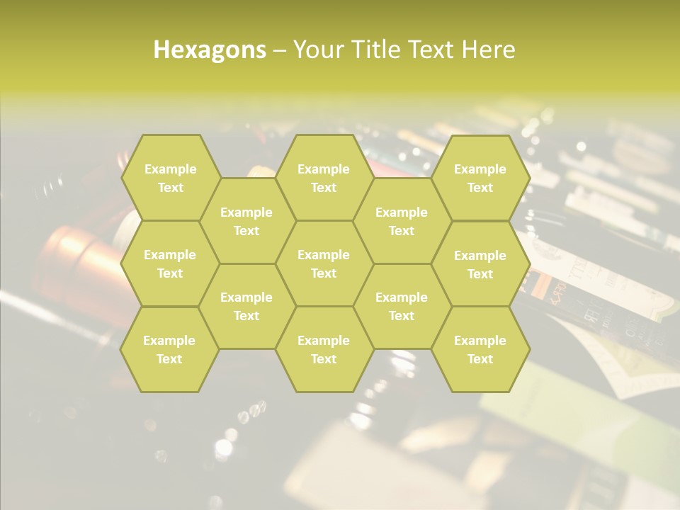 Bottles Tasting Wine Restaurants PowerPoint Template