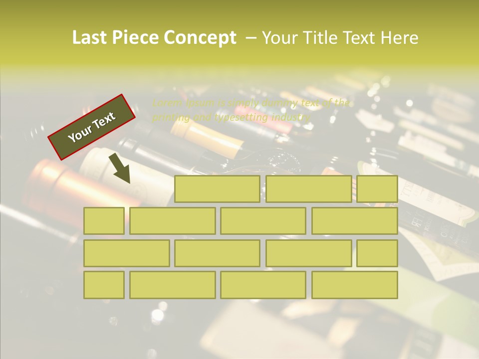 Bottles Tasting Wine Restaurants PowerPoint Template